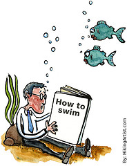 Preparation how to swim